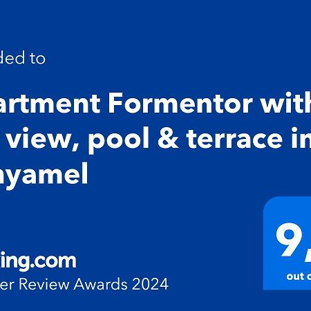 Apartment 4B Formentor Sea View & Pool In Canamel Canyamel  Luaran gambar